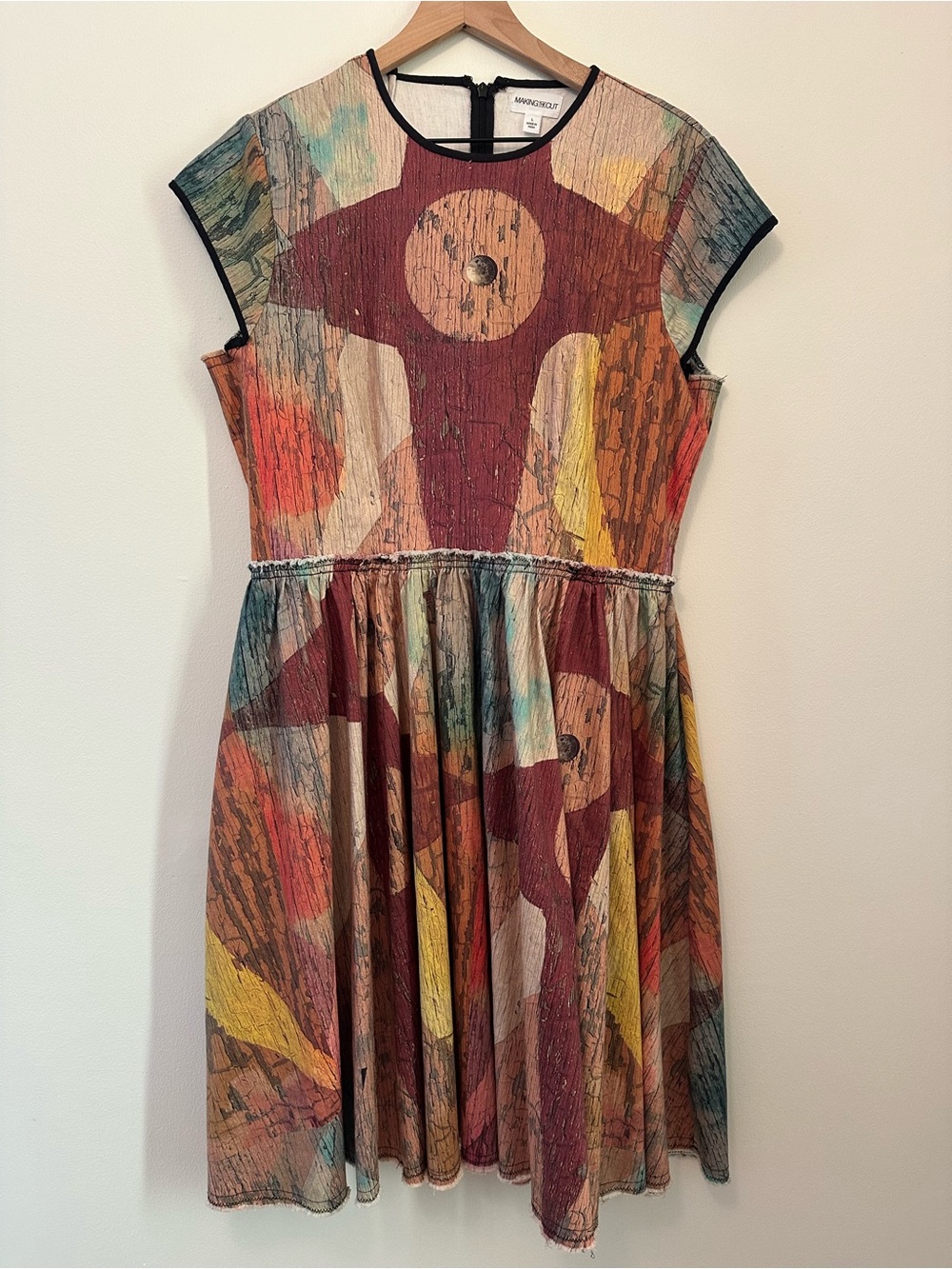 Making the Cut S2 Ep5 Winning Look Garys Carnival Painting Dress Renaissance